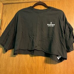 Crop Playboy tee